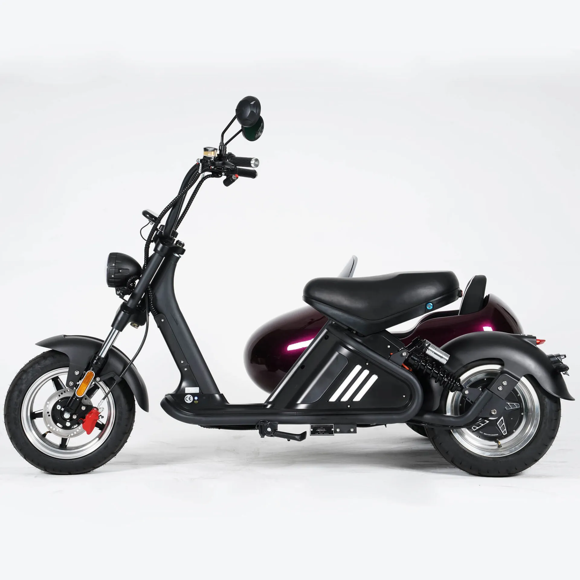 Mangosteen Wholesale 3-Wheel Electric Scooter with Sidecar M2